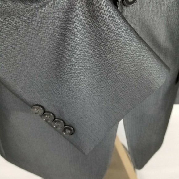 Calvin Klein Mens Sport Coat 42S Gray Blazer - Picture 7 of 12